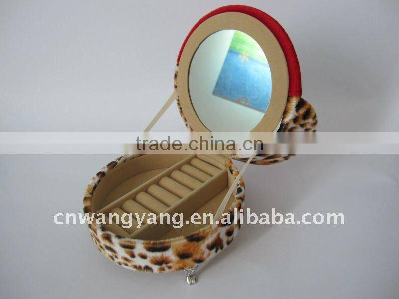 leopard print sofa box jewery holder