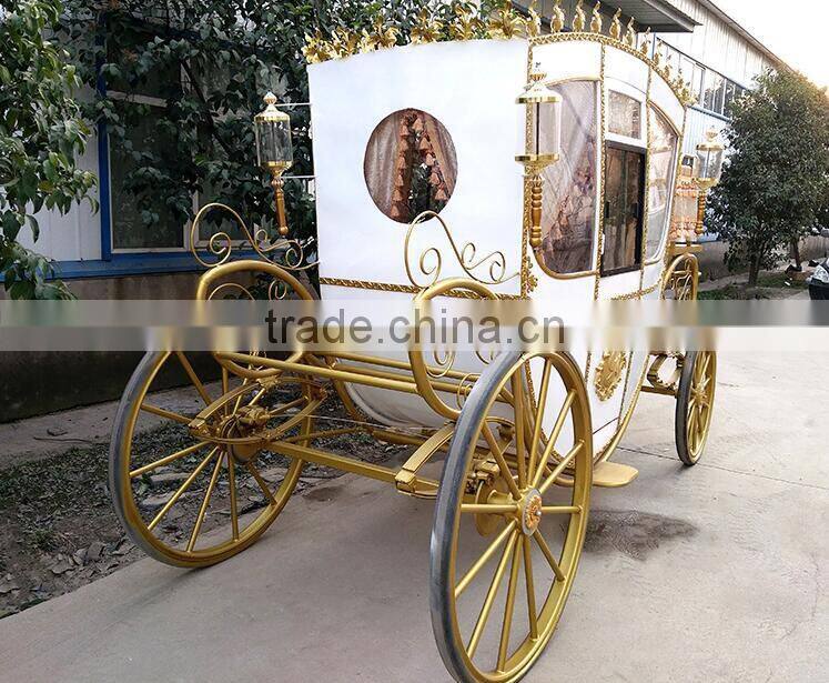 Used cinderella pumkin horse carriage royal horse carriage(BG11-M094)