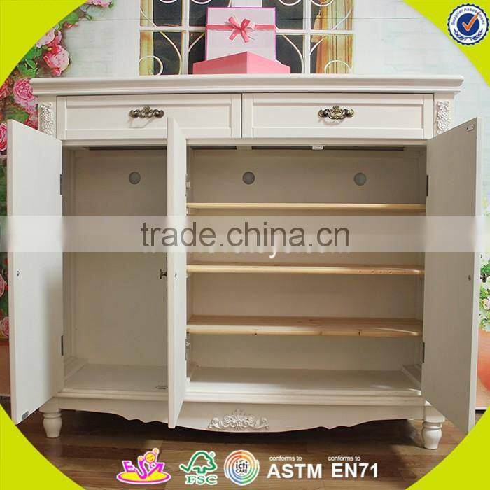 2017 New design wooden furniture cabinets white solid wooden furniture cabinets best design wooden furniture cabinets W08H063