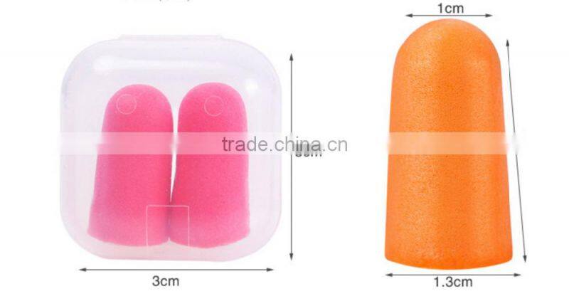 Custom logo cheap disposable bulk soundproof foam earplug
