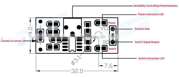 Soil Humidity Sensor 4 Wires 3.3V-5V with Humidity Module
