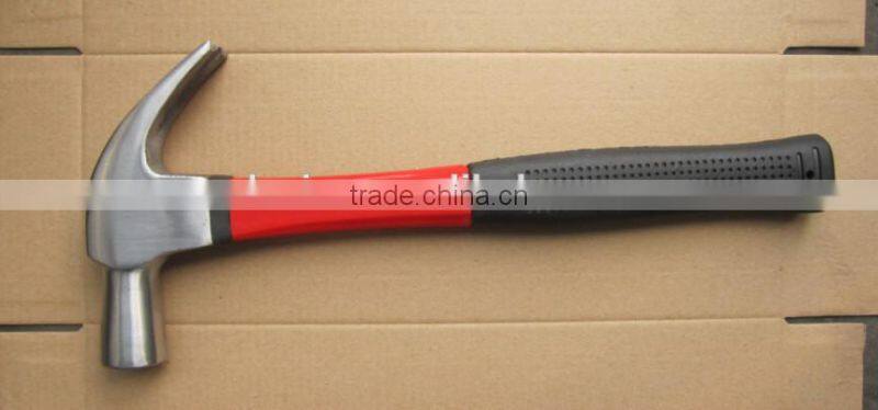 Heavy duty American type Claw Hammer with fiberglass handle