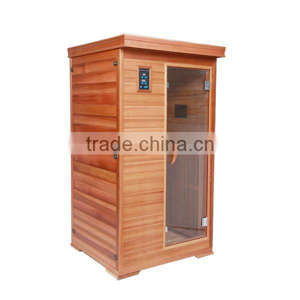 Outdoor 2-3 person use wooden sauna room home sauna