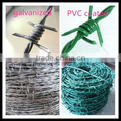 Heavy Hot Dipped Galvanized Steel IOWA MOTTO PUMA High Tensile Galvanized Barbed Wire For Fencing (Export to Australia,NZ,UK)
