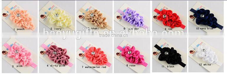 Hot Sale Kids Girl Baby Turban Headband Kids Hairband Hair Accessories Wide Lace Baby Elastic Headband Wholesale