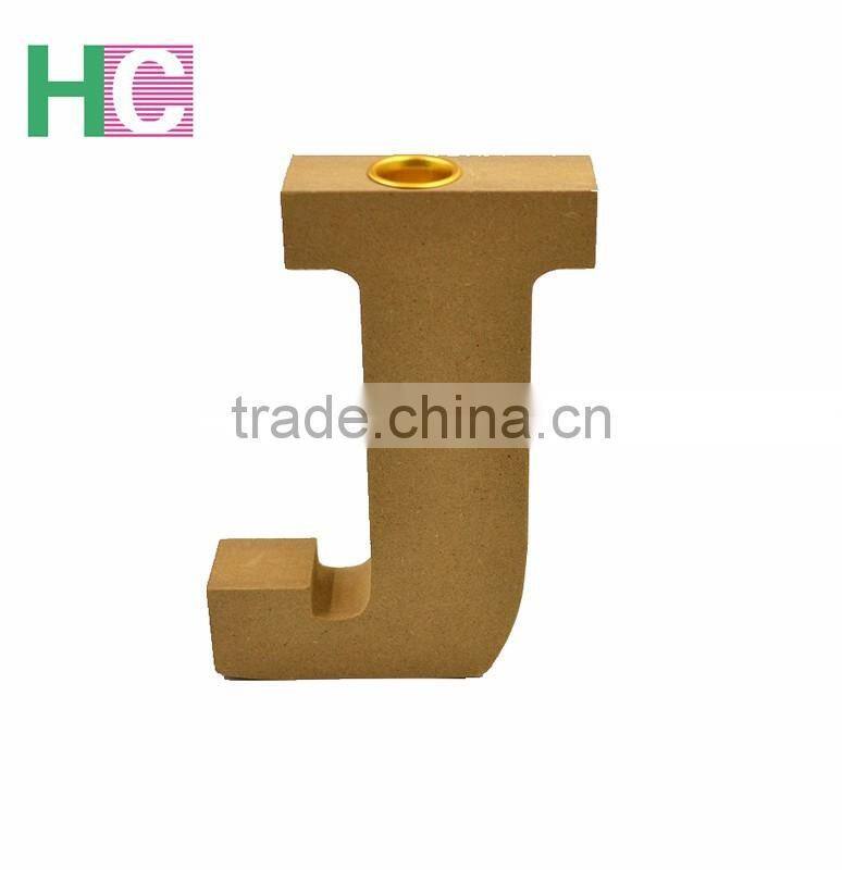 2017 Wood Letter Craft Candle Holders