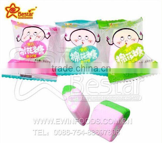 Heart Shape Marshmallow In Bag Packing