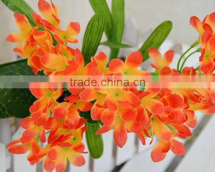 artificial orchid flowers/artificial flower bouquet for decoration
