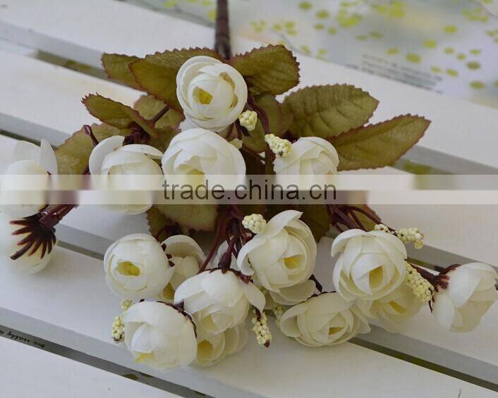 Silk flower bouquet, decorative artificial flower