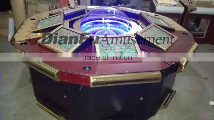 High qualllty PCB touch screen electronic gamblng 6/8/10/12 players 17 inc roulettte machine manufacturer in Triidad and Tobago