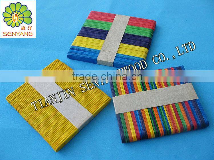 Flexible toys arts and crafts round wooden stick