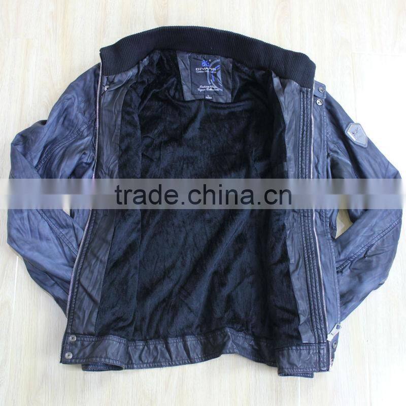 Slim Fit Mens Fashion PU Leather Jackets