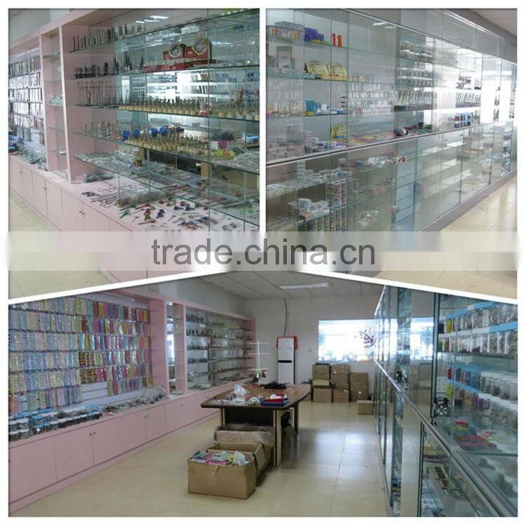 Round transparent PP box with assorted OEM shapes metal paper clips
