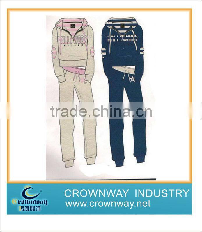 Women french terry homewear suits