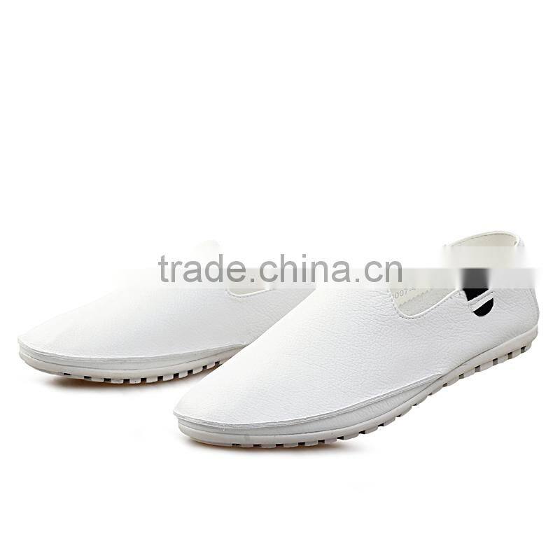microfiber leather new model style fashion casual peas shoes for men have sample, men leather casual shoes price cheap