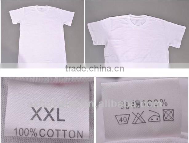 blank t-shirt culture t shirt stock cotton t-shirts round t-shirt