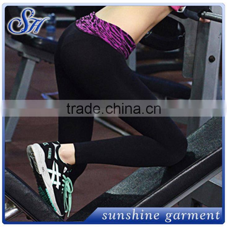 High waist sexy leopard Gym workout yoga pants