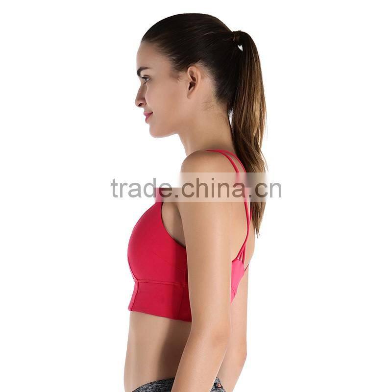 2017 Gym Sportswear Quick Drying Sport Clothes Comfortable Seamless Yoga Fitness Bra Durable