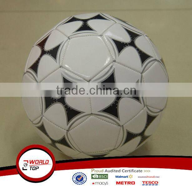High quality hand stitched pvc soccer ball