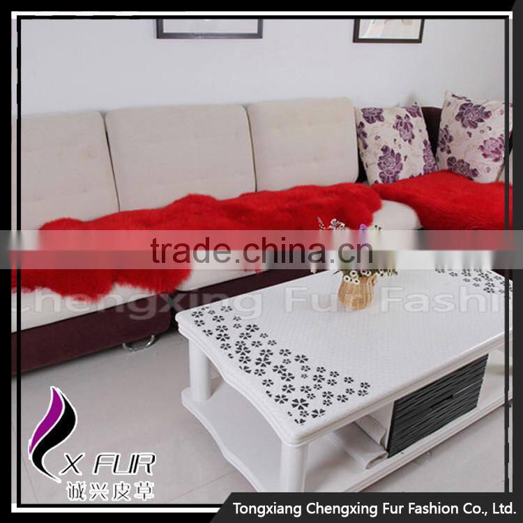 CX-D-112 Luxury Hand Made Genuine Sheep Fur Shaggy Carpet