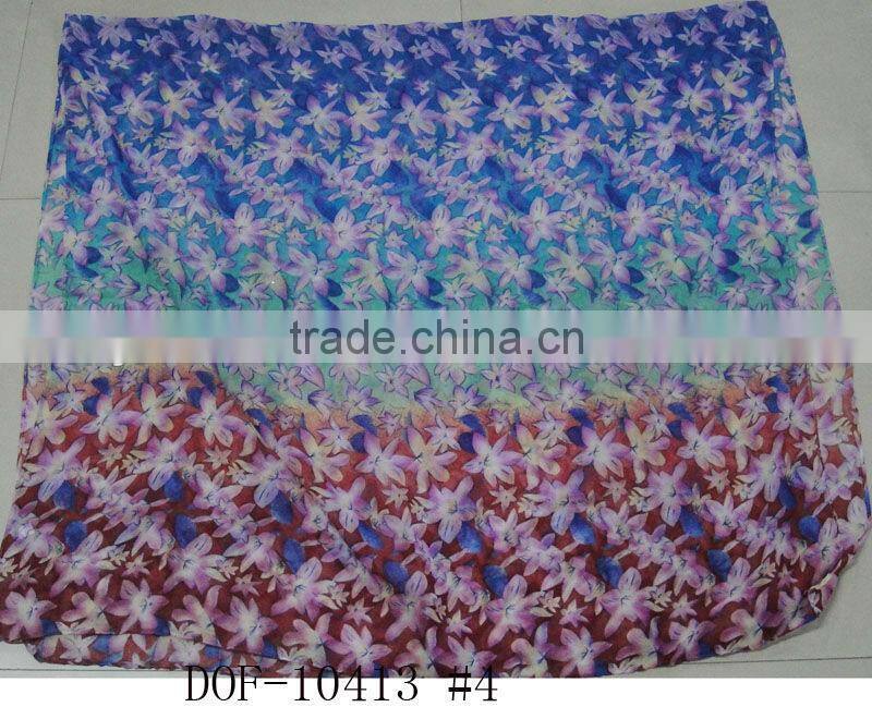 Fashion New shawl with printing flower STOCK!