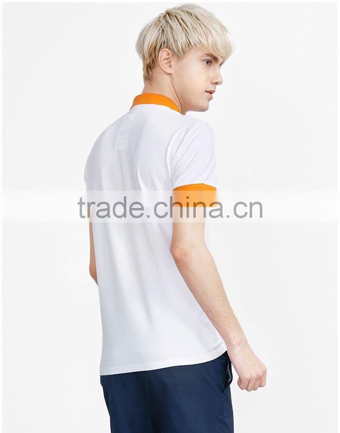 Youth relax fit comfortable white polo shirts