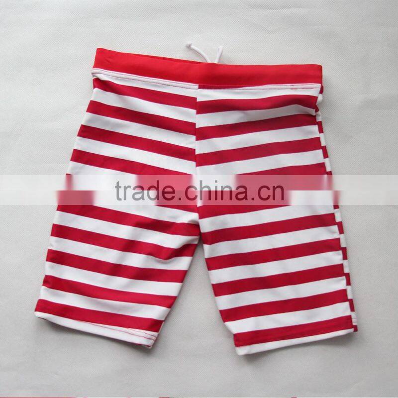 teen boys red and white swimwear