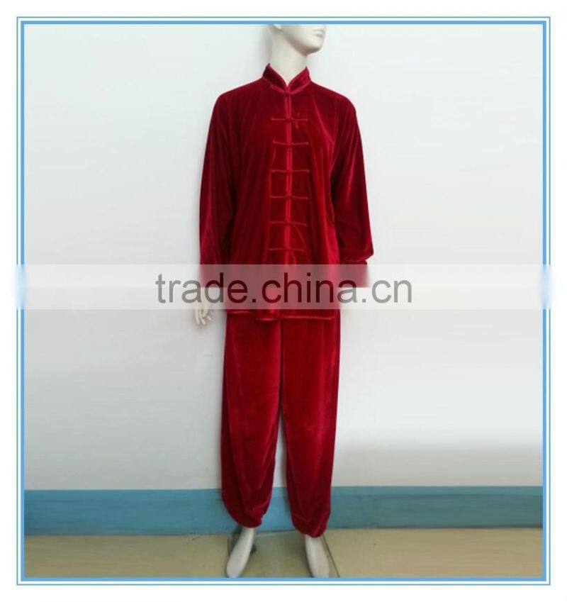 Factory price wholesale OEM unisex winter warmth tai chi Kongfu uniform suit art uniform Chinese Kongfu uniform