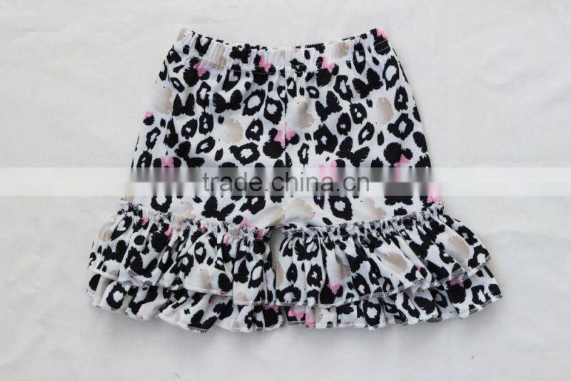 Hot Sale Baby Leopard grain Shorts Girls Ruffle Icing Shorts 2017 Summer Boutique
