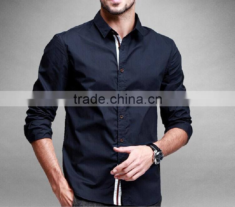 Fashion men beautiful shirt fancy dress shirt for men stitching