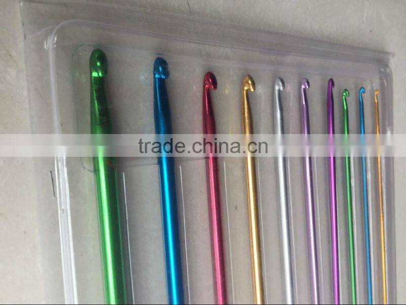 custom bamboo wooden crochet hook set for knitting