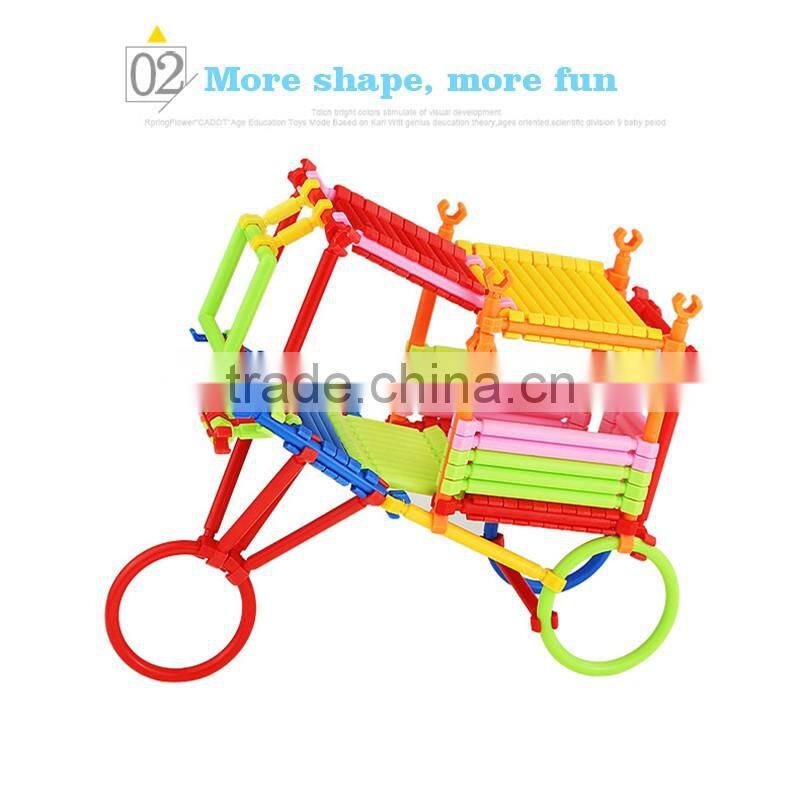 2016 Hot Selling Eco-Friendly Magnetic Blocks Toys Toys Plastic Building Blocks For Preschool Children