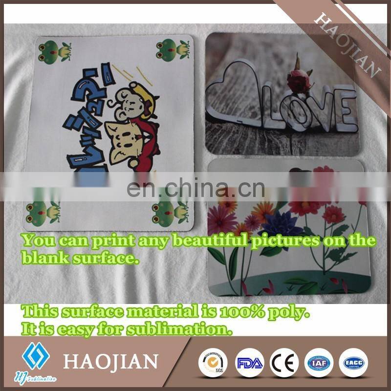 cheap sublimation blank white mouse pad