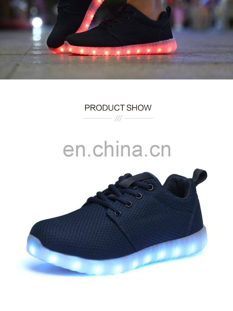 Hot new USB Charge Light up Luminous Mesh shoes Summer Men Women Sportswear Casual shoes LED Shoes sneakers