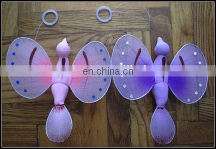 Nylon painting bird hanging decoration for baby bedroom