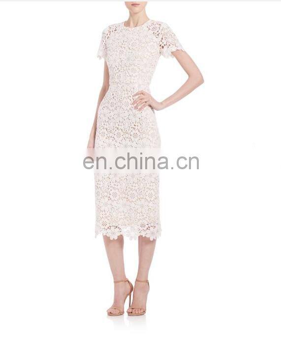 2016 elegant high quality lace evening dress
