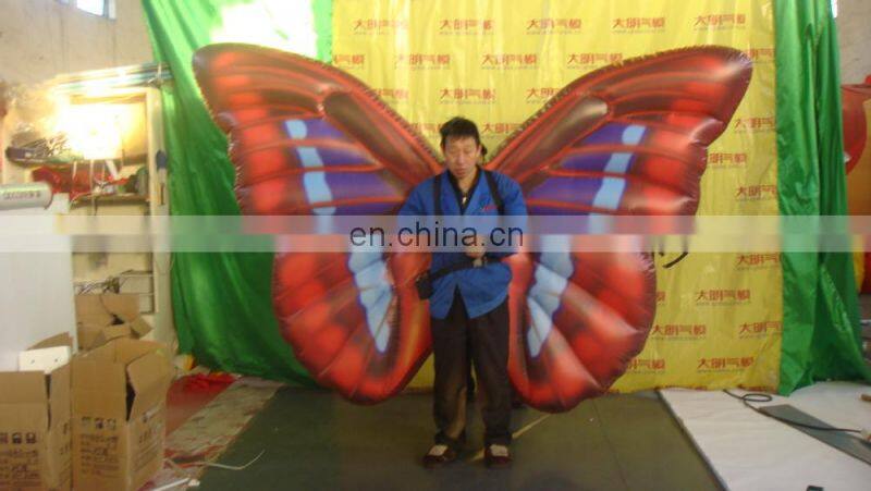 inflatable silver wings