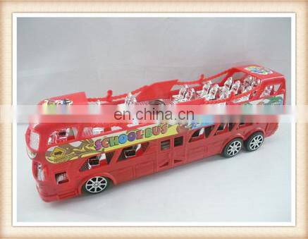 plastic mini open top viewing bus toy