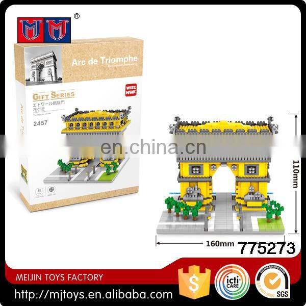 Hot selling Gift Series 1244pcs Plastic Construction Toy Building Blocks Play Set for kids