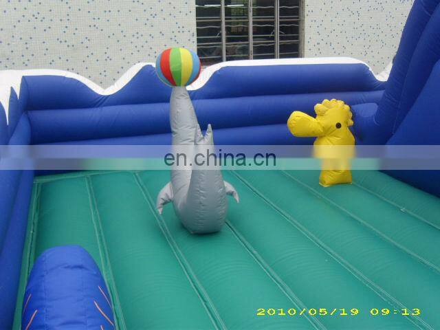 hot sale outdoor animals bouncer for kids and adults, inflatable bouncy castle