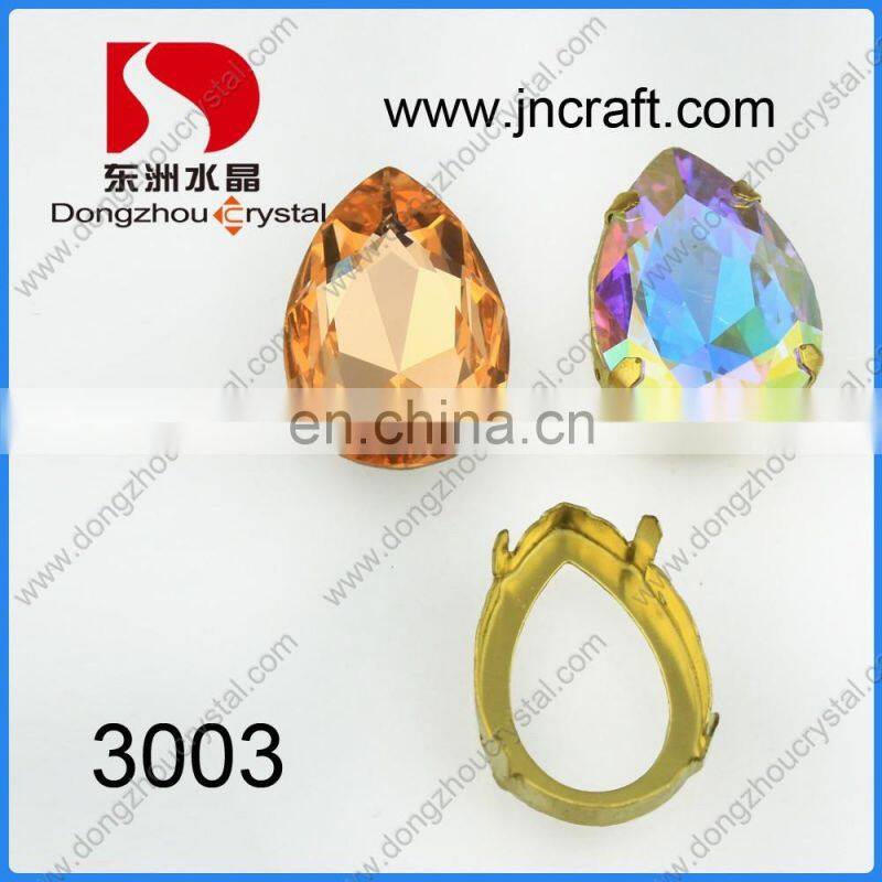 Brilliant Cut Point Back Crystal Diamond For Crystal Craft