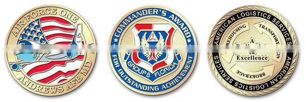 iron stamped soft enamel souvenir coin with epoxy