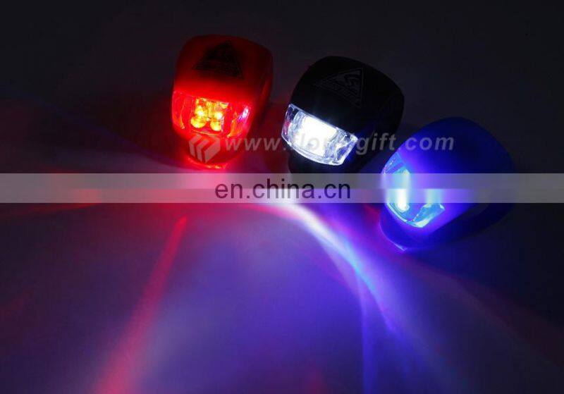 Cheapest Mini silicone LED bicycle lights /Silicon Bicycle Light/ led bike lamp