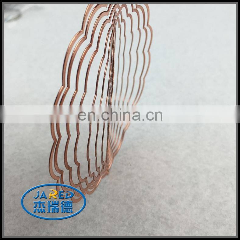 Christmas Wind Chime Metal Crafts Gold and Silver Iron Pendant for Home Decoration