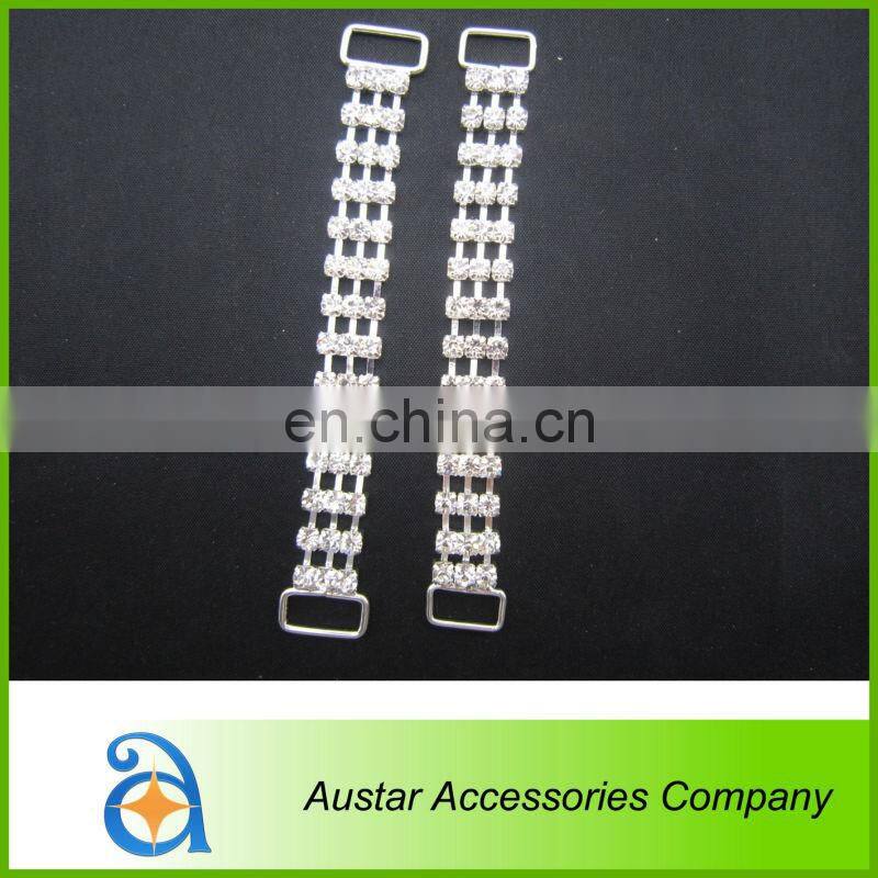 diamante bikini connector with Crystal AB stone & gold base for swimwear