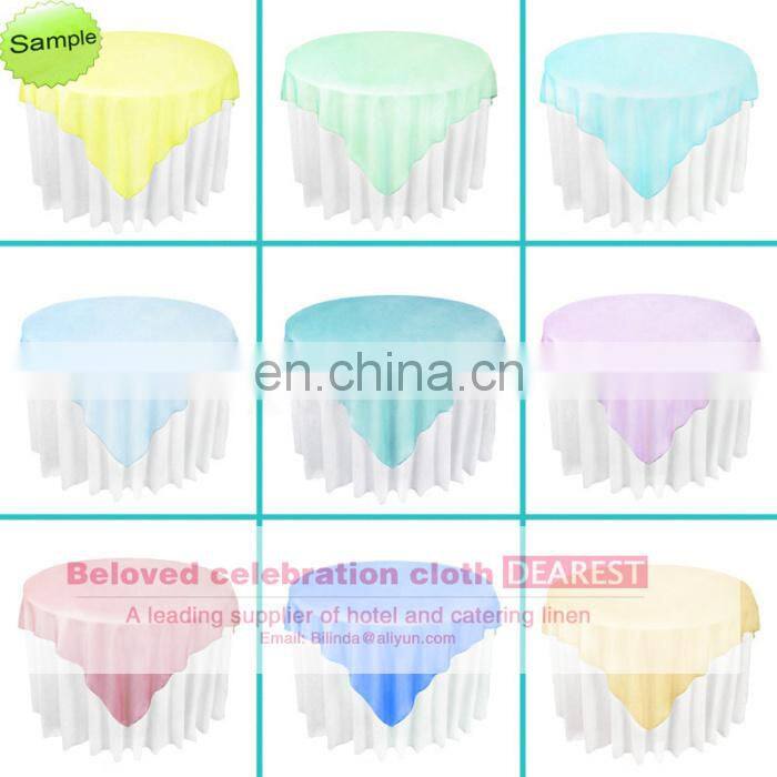 New style OEM factory wedding/hotel/banquet coffee table overlay