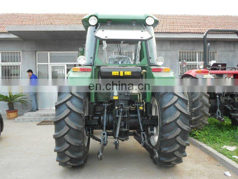Best price 100hp tractor with cab/air conditioner front end loader