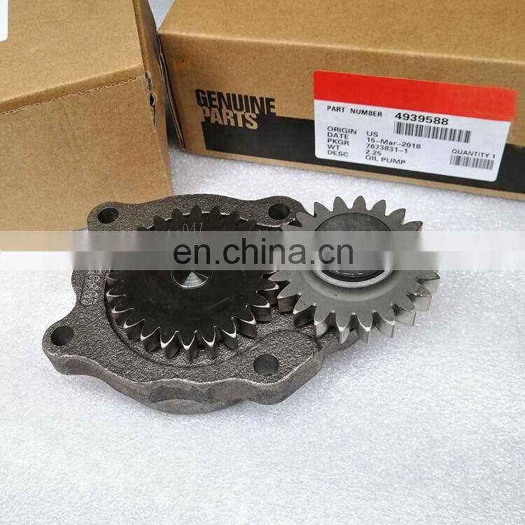 Excavator diesel engine electric lubricating Oil Pump 5291050 3971544 4939588 ISDe ISBe oil pump for sale