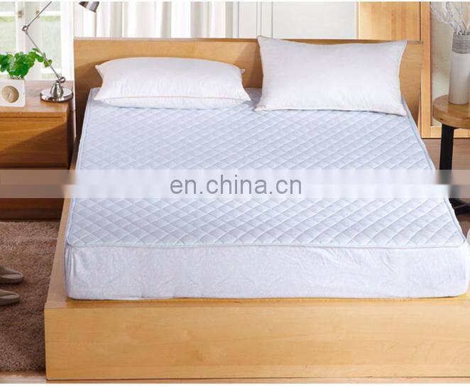 Saferest Premium Hypoallergenic Bamboo Terry Cloth Quilted Waterproof Mattress Protector-Fitted Bed Sheet