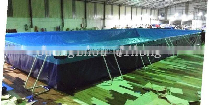 Guangzhou Quhong steel inflatable frame pool, above ground swimming pool for sale